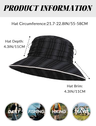 Sombrero de sol tipo bucket para mujer de verano miniatura 6