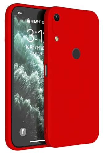 Topme Cover per HUAWEI Y6 2019 / Y6 Pro 2019 / HONOR 8A / Y6S 2019 (6.09' Inches) Custodia Case, Protezione Della Pelle Della Custodia in Silicone Tpu - Rosso Cina