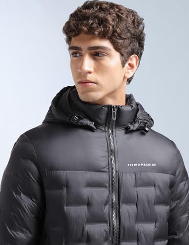 Image of Flying Machine Solid Puffer Corp Slay Jacket