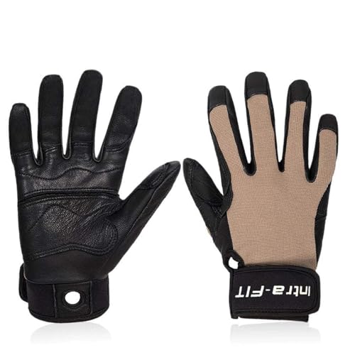Intra-FIT Climbing Gloves Rope Gloves,Perfect for Rappelling Rescue Rock/Tree/Wall/Mountain Climbing,Adventure,Outdoor Sports
