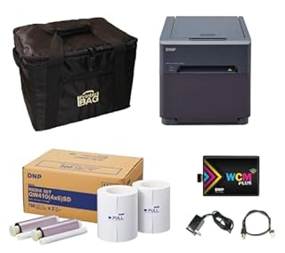 DNP QW410 Compact Photo Printer - Bundle Deal with Printer Carrying Case (Printerbag Brand), WCM Plus Wireless Module and Box of 4x6 Media Kit (300 Prints)
