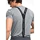 Maier Sports Unisex Hosenträger Suspender, Schwarz