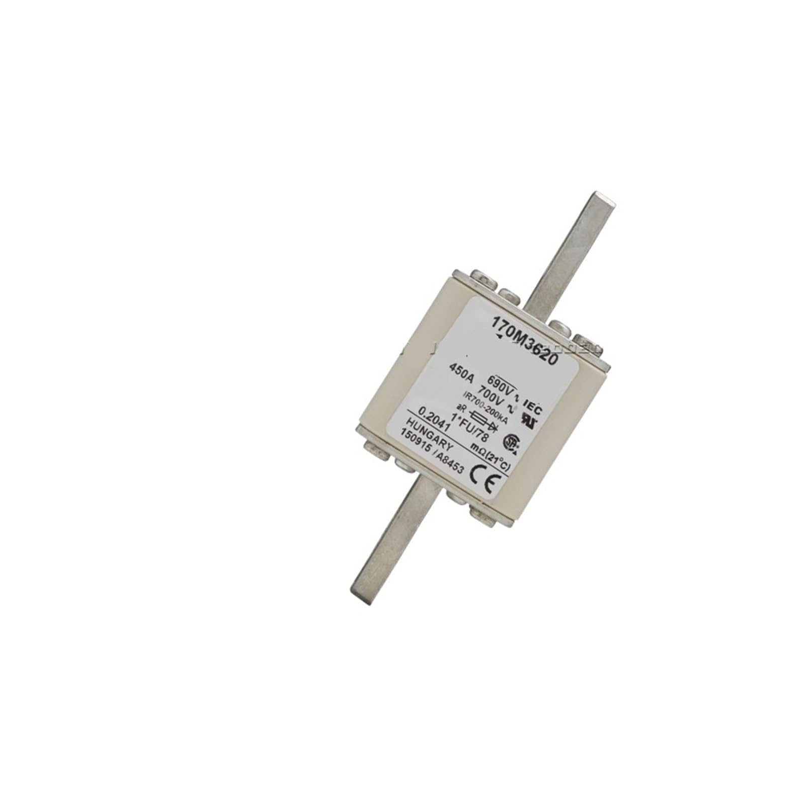 Fusible 170M3617 haute performance pour la sécurité des armoires électriques