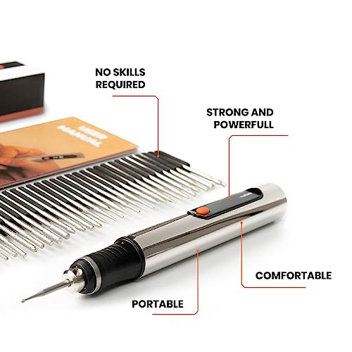 The Customizer by Culiau Ultimate Cordless Portable Engraving Pen for