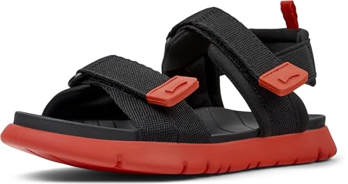 Camper Oruga - Sandals For Girls - Black, Size 28, Cotton Fabric