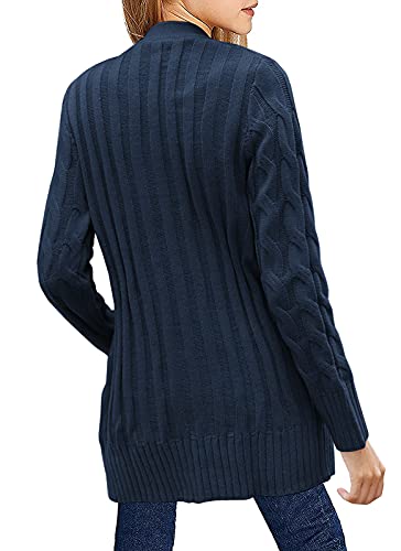 Haloumoning Kids Girls Cardigan Sweater Button Knit Long Cardigan Sweaters Coat With Pockets 4-15 Years #TOP2