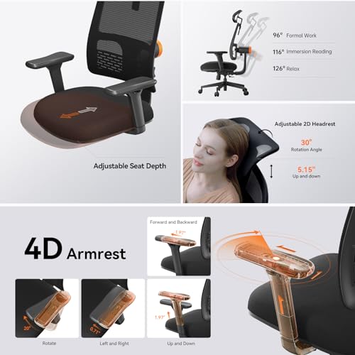 Newtral MAGICH002 Ergonomic Home Office Chair thumb #5