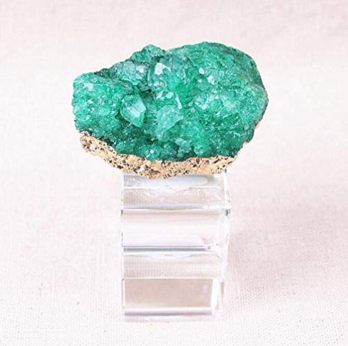 L&WB Anillo De Servilleta Restaurante Restaurante Natural Ágata Cristal Racimo Servilleta Anillo Piedra Cristal 4 Piezas, Verde, 4 Anillos De Servilleta