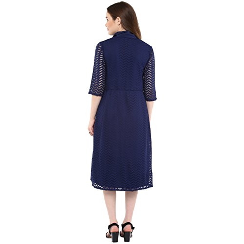 Image of Mine4Nine Women's net a-line Dress