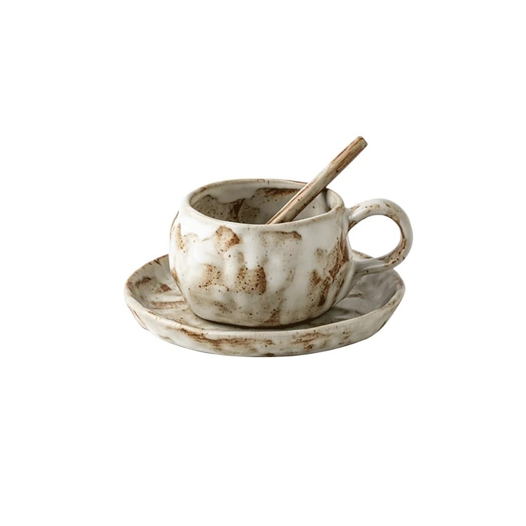 ENGENDER Tazas Cafe Taza De Café Gres, Cerámica For con Leche, For Té La Tarde Mug Cups
