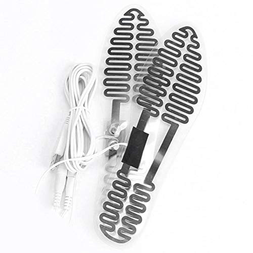 Generic 1 Pair Insoles Heating Pads USB Winter Heated Electric Foot Warmers Ski Sports Outdoor Soles Boots Warm Shoes Shoes Accessories