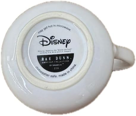 Rae Dunn Disney Pooh Ceramic Coffee Tea Mug - White - Thankful for Friends