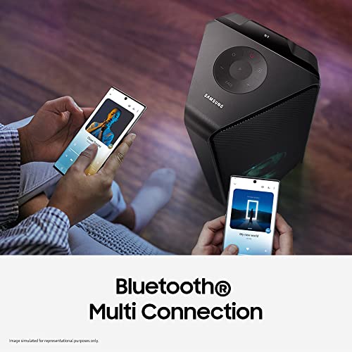 Image of Samsung 300 W (MX-T40 /XL) Sound Tower Bluetooth, USB 5.1 Channel Tower Giga Party Audio (Black)