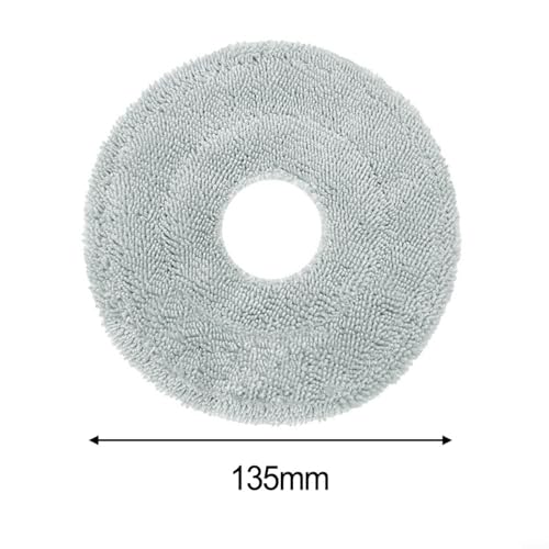 Für Trouver E30 für Aqua RLE52SC Staubsaugerzubehör Ersatz-Mopptuch und Seitenbürsten-Kit Mikrofaser-Nylonfilter passend für E30 für Aqua RLE52SC Set mit 5 Wischtüchern und 6 Seitenbürsten