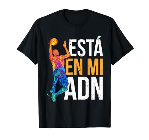Baloncesto Basketball Está En Mi ADN Divertido Basket Camiseta