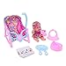 Hellery 10.5inch Newborn Baby Girl Doll Reborn Sedia a Dondolo Kit Giocattolo Educativo per Bambini