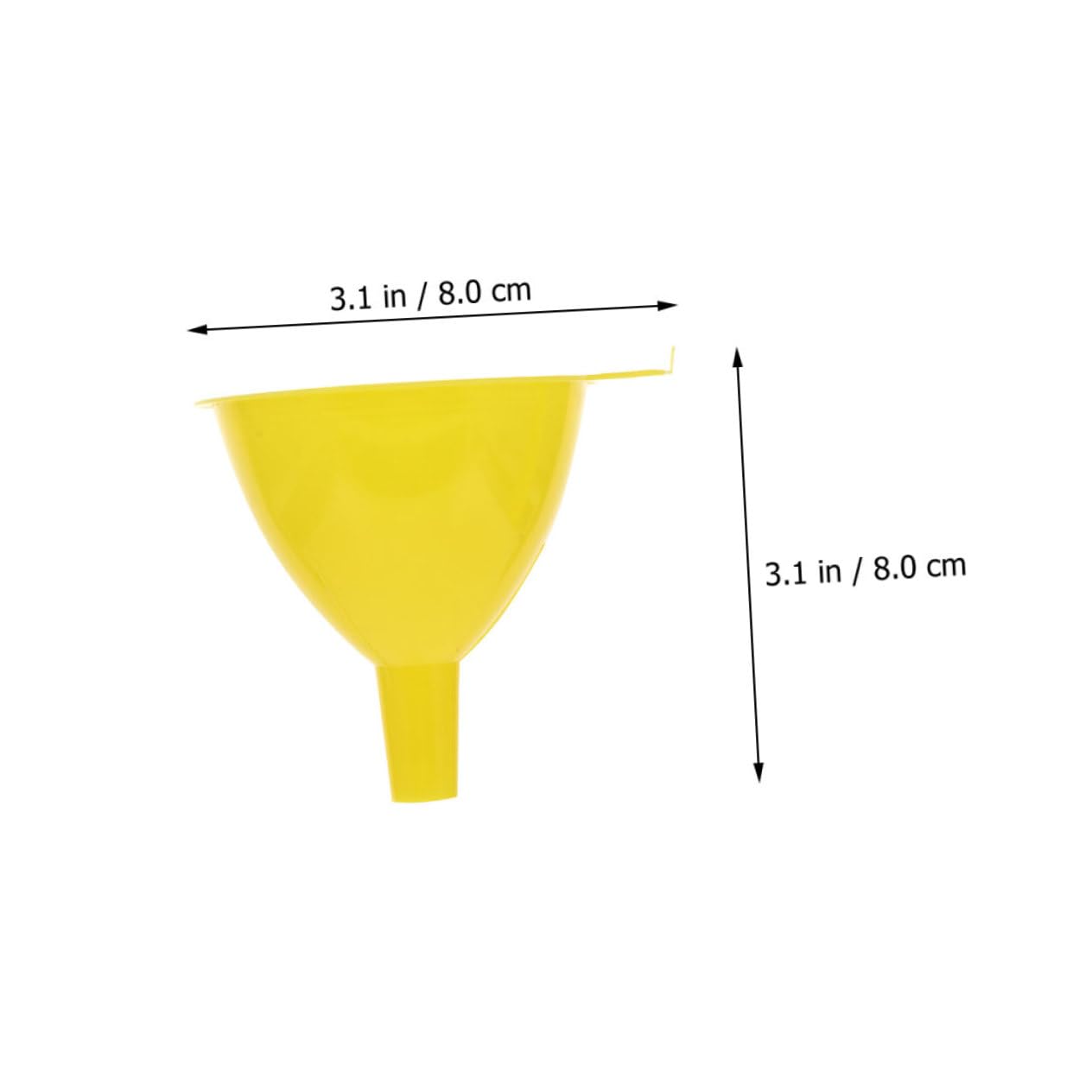 SOLUSTRE 12pcs Lab Funnel Set Large Funnels Easy-Clean Plastic for Dry Liquid Filling