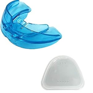 Aufbissschiene, 2 Pack Zahnschiene Gegen Zähneknirschen, Knirscherschiene Beißschiene, Zähne Knirschen Zahnschutz Beissschiene für Nacht Zahnspangen