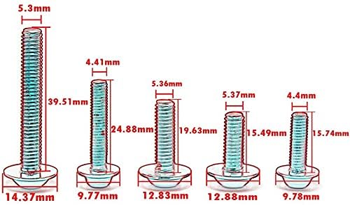Miniatura 2 de AnXin Kit de pernos de carenado de motocicleta 116 piezas tornillos CNC universal para GSXR 600 750 1000 YZF R6 R3 R1 SV650 ZX6R ZX10R ZX14 EX300