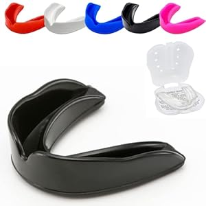 Mouthguards for Sports Gum Shield Adult Professional Mouth Guard Boxing Jaw Protection with Case Rugby Martial Arts Judo…