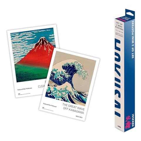 Mini Posters Hokusai - Grupo Erik Cover
