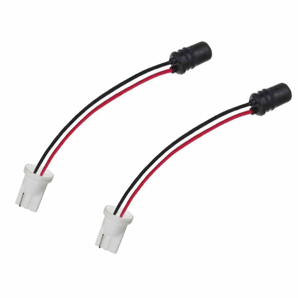 Amazon.co.jp: 電源変換ハーネス 2本□車両側オス：T10.T16兼用＋電球