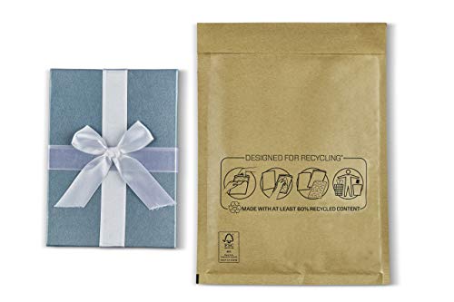 Bankers Box Luftpolsterumschläge Polsterumschlag Versandtaschen Umschläge für zerbrechliche Gegenstände, umweltfreundlich, Selbstklebeverschluss, 18x26 cm (10er-Pack)