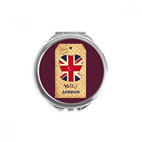 Miroir de maquillage compact portable Londres pour corriger le teint partout