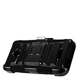 Holster Rugged Hard Case Cover for Alcatel Ideal 4060A (Black)