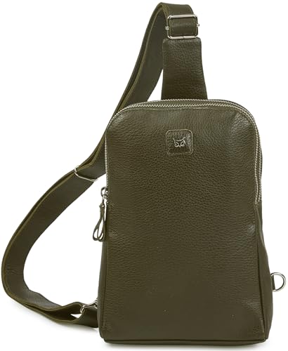 Leather Sling Bag for Women Crossbody Travel Purse Small Trendy Cross Over