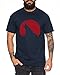 Produktbild Godzilla Roar Gojira Godzilla Japan Nippon Kaiju Kanji Tokyo T-Shirt Herren, Farbe:Dunkel Blau;Größe:S