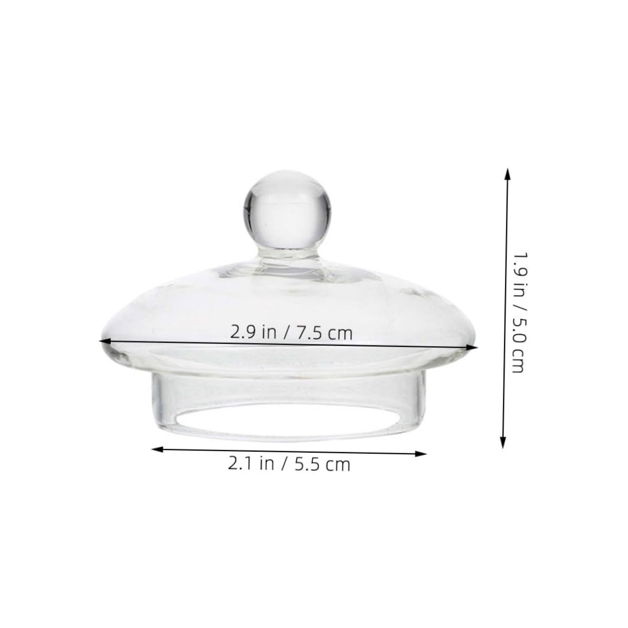 Cabilock Tapa De Tetera De Vidrio Reemplazo Para Tetera De Accesorio Decorativo Tapa Transparente Para Té Para Uso Familia Y Camping