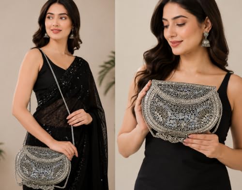 SHAKUNTLA VINTAGE silver handbag – image 2