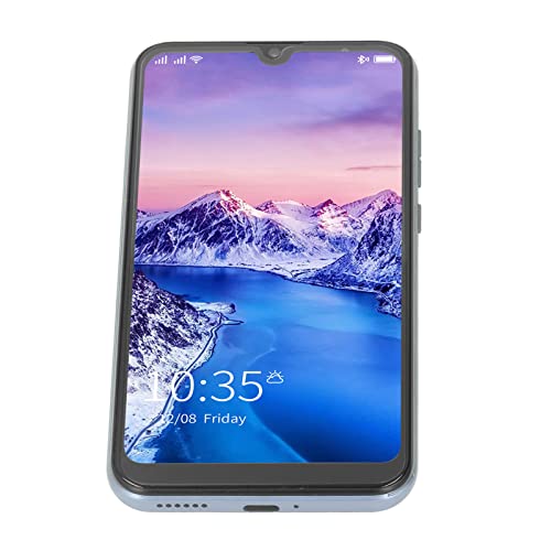 Ljusblå 64GB Mobiltelefon med 10 Kärnor & Ansiktsigenkänning