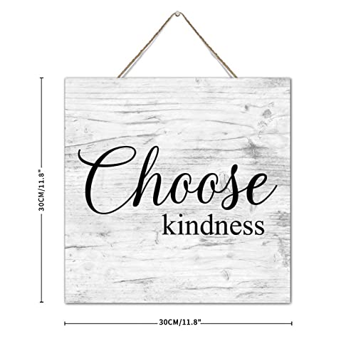 Plaque murale en bois Choose Kind Ness pour chambre et bureau - 4