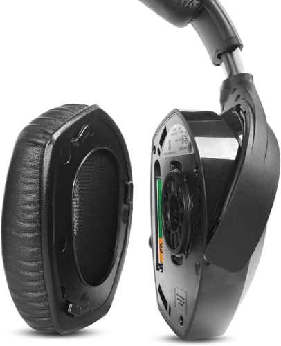 Repuestos almohadillas para auriculares Sennheiser HDR165/RS165, HDR175/RS175, HDR185/RS185, HDR195/RS195, almohadillas de cuero proteína más suave, espuma con memoria - Negro miniatura 5