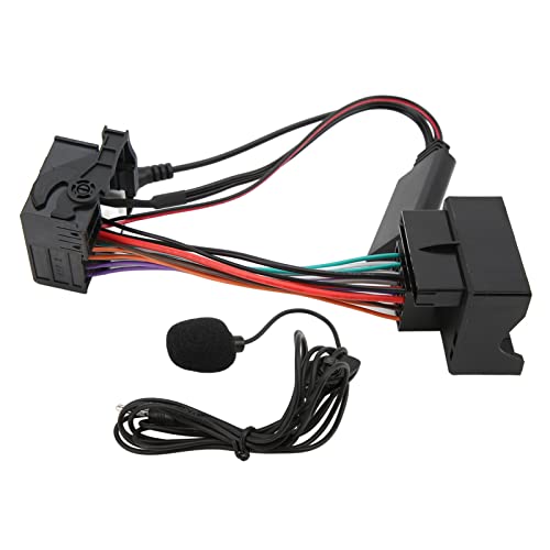 Aux En Cable, Cable Bluetooth 5.0 AUX IN con Mic Radio RD4 Adaptador De Entrada Auxiliar Inalámbrico Reemplazo para Citroen C2 C3 C4(Con adaptador de corriente)