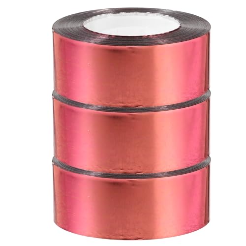 CRAFTHROU 3 Rollos Cinta Reflectante Repelente de Pájaros para Exteriores Material Pet, Función Giratoria para Balcones y Huertos, Ahuyentador Eficaz contra Aves