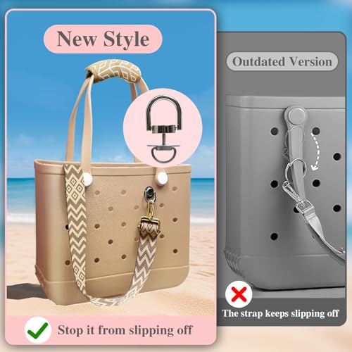Image of Strap Wrap Adjustable Crossbody Strap with Neoprene Handle Protector - Compatible with All Bogg Totes