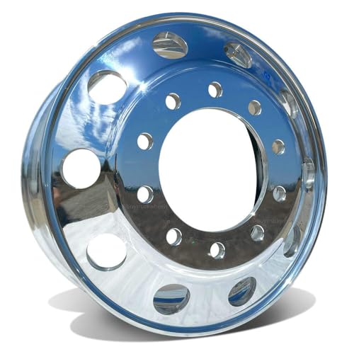 FL908 Tire and Rim Combination - 2011-2022 Freightliner & Western Star 2 Alcoa Wheels 22.5x8.25 Alcoa High Polished Both Sides 10x285mm