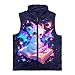 TOADDMOS Baby Dragon Girls Sleeveless Vests Size 3T Fashion Book Lightweight Zip Coats with Pockets Fall Outerwear Soft Girls Outerwear Vest Warm Sleeveless Jacket for Spring Fall