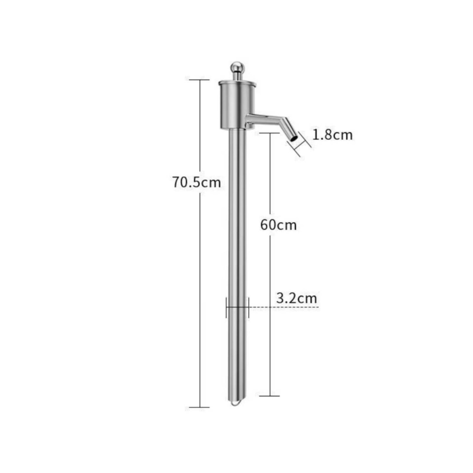 Pompa per Olio Facile da Usare, Style to 2 | Manuale, Resistente Corrosione, Pompa con Tubo di Aspirazione, per Garage, Industria, Meccanici, Artigiani