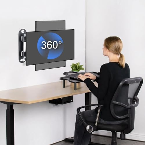 Image of Suptek Articulating Arm TV LCD Monitor Wall Mount, Full Motion Tilt Swivel and Rotate for Most 15 17 19 20 22 23 24 26 27 LED TV Flat Panel Screen with VESA 100, 75 LCD Displays MA2720