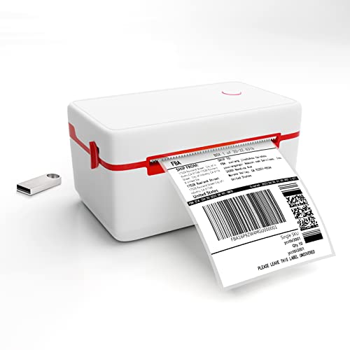 Zywell Shipping Label Printer, Zy909 4X6 Label Printer For Shipping Packages, Usb Port, For Thermal Barcode Postage Mail Fba Label, Compatible With Ups, Small Business #TOP28