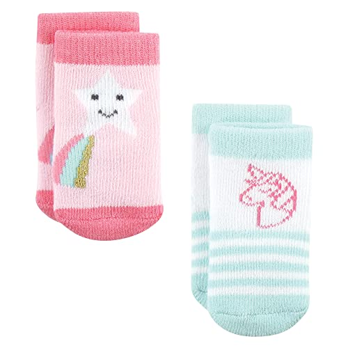 Image of Hudson Baby Baby 8-pack Cotton Rich Newborn and Terry Socks