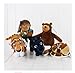miaoyu Juguete de peluche para mascotas 5 unids/lote Juguetes de peluche Mowgli Tiger Snake Bear Leopard Fantasy Forest Muñecas Colgantes