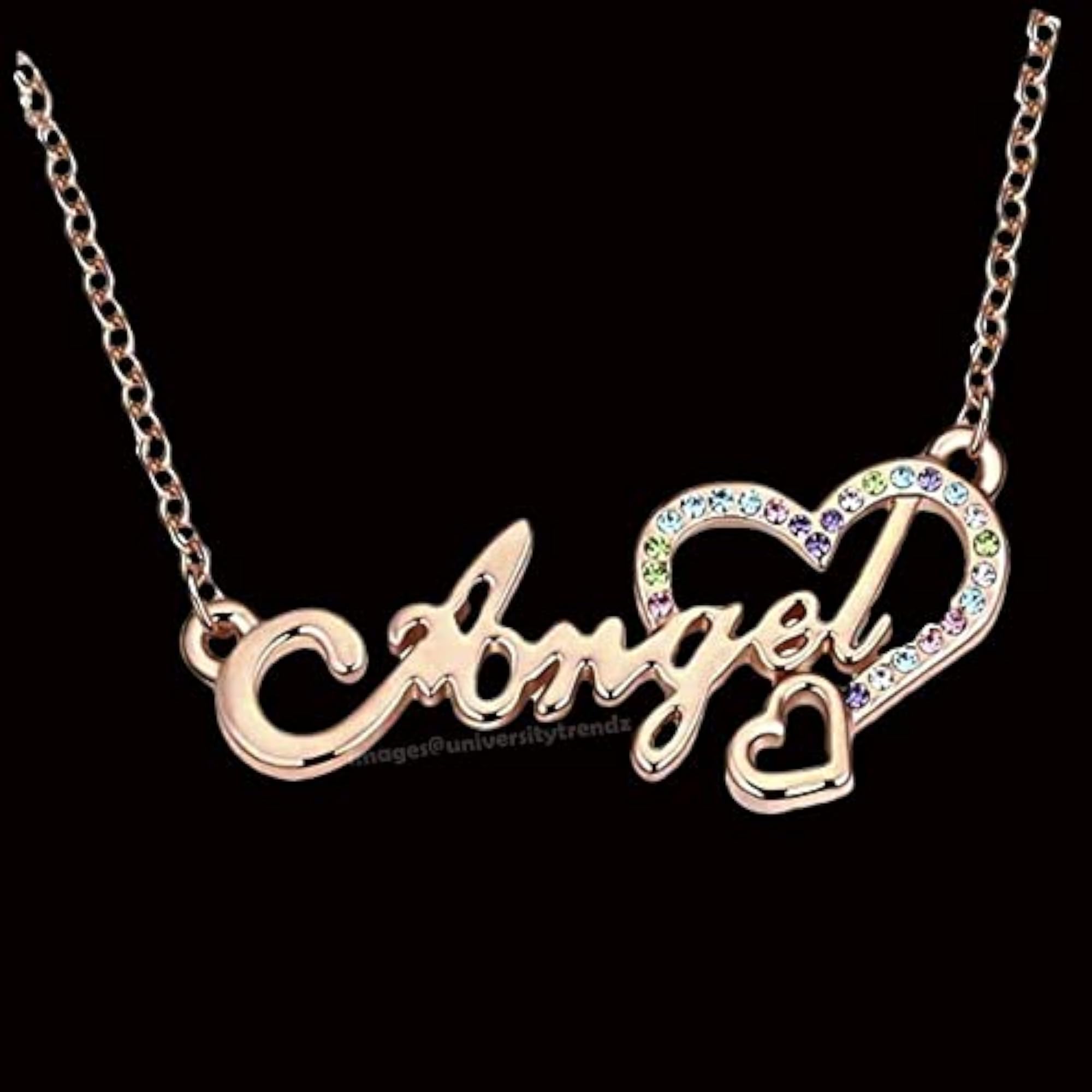 Women's Angel Pendant Necklace, Delicate Designer Gift