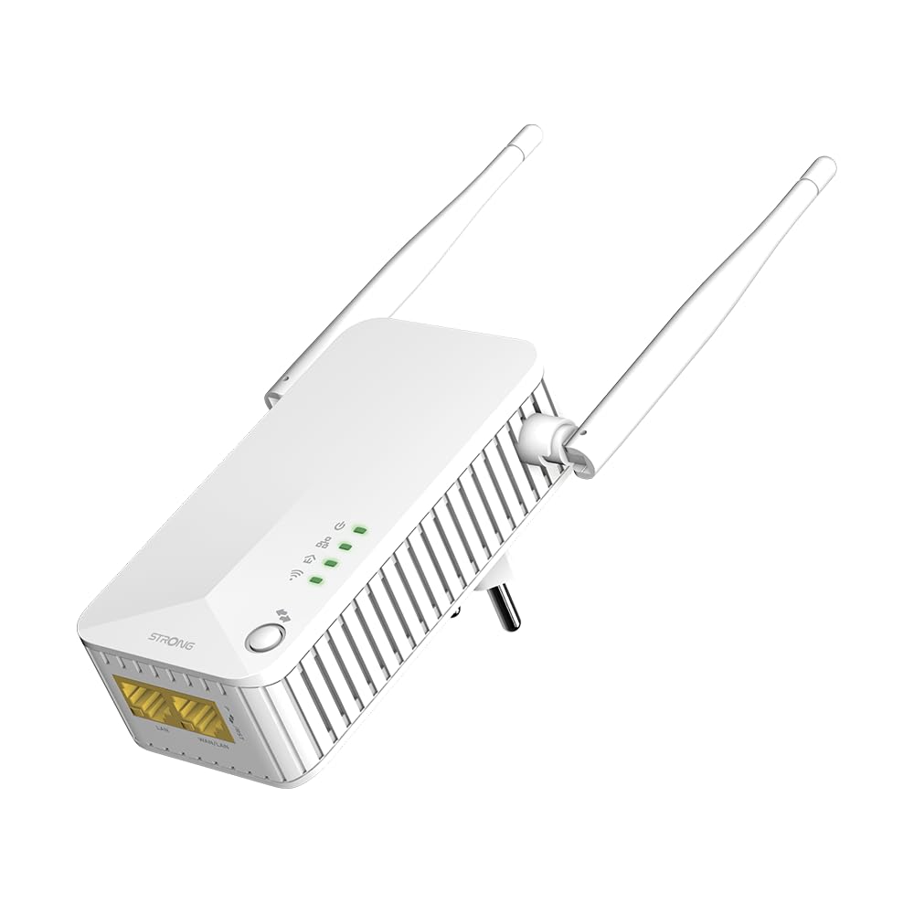 Strong Powerline WiFi 600 Triple Pack V2 600 Mbit/s Przewodowa sieć lan Biały 3 szt