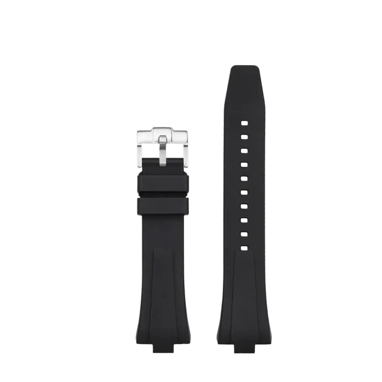 Bracelet FKM de montre haut de gamme en caoutchouc fluoré résistant et flexible