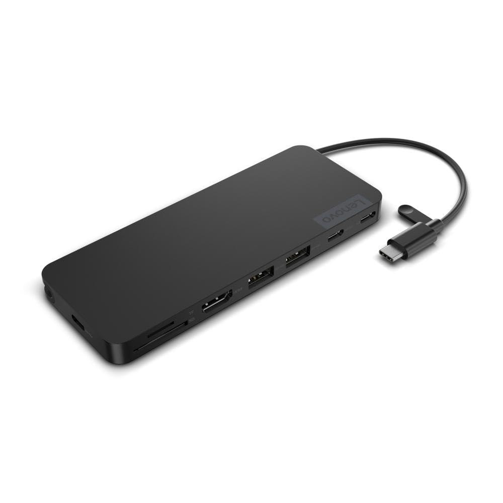 Lenovo USB-C Slim Travel Dock Wired USB 3.2 Gen 1 (3.1 Gen 1) Type-C Black (4X11N40212)